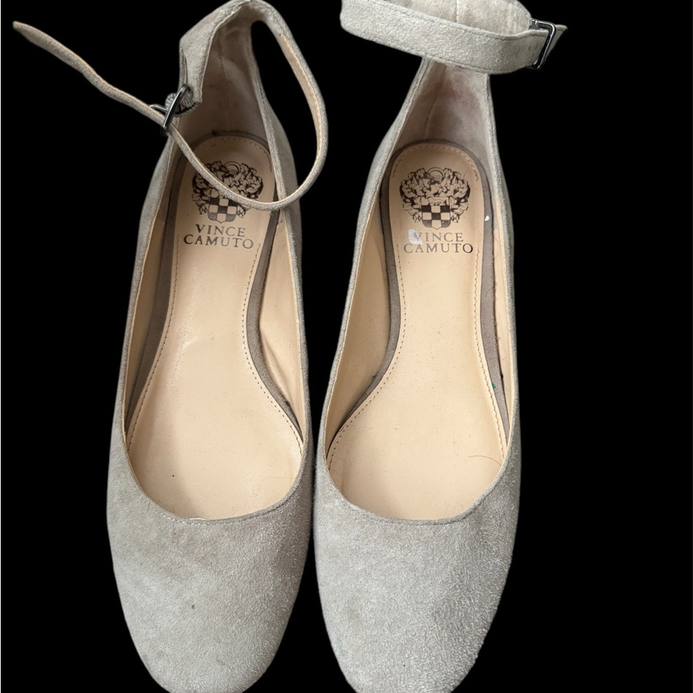 Vince Camuto Women's Cream Ankle Strap Shoes
